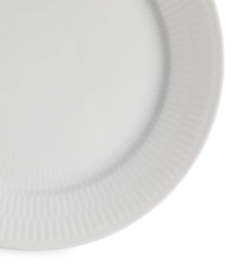 Royal Copenhagen white fluted plate 27cm, imported from the UK
