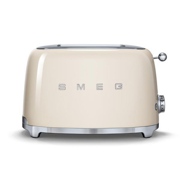 Smeg TSF01 Cream Toaster with sandwich rack - British product