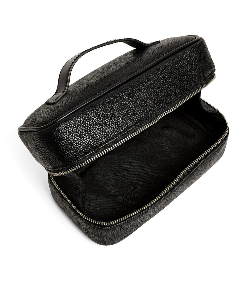 Sandro Paris grained wash bag (British brand)