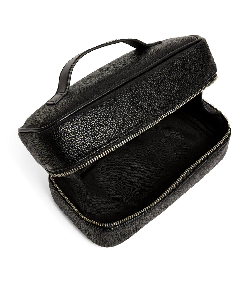 Sandro Paris grained wash bag (British brand)