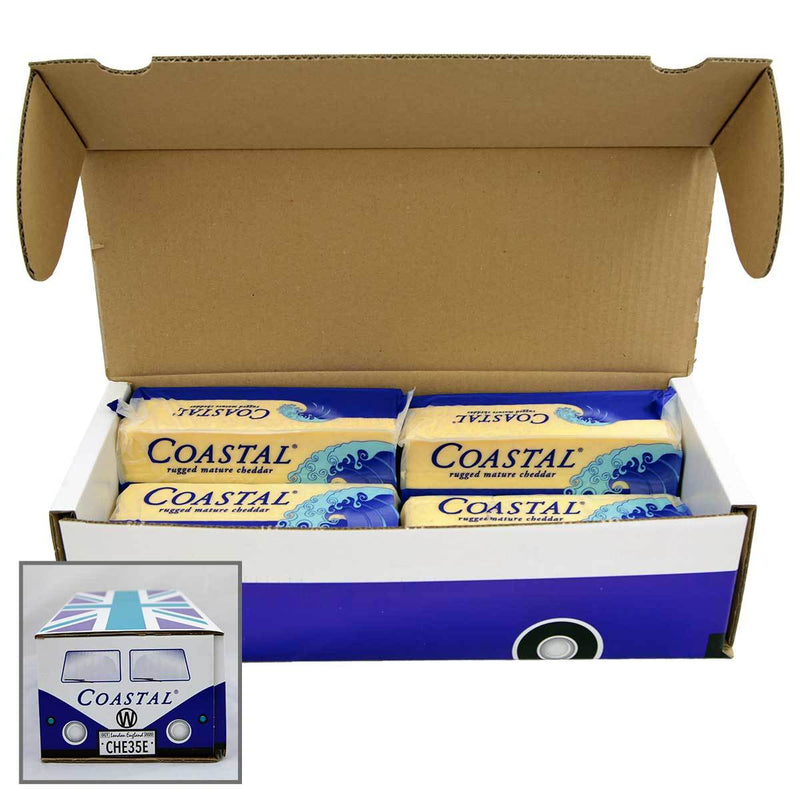 Ford Farm Coastal Rugged Mature Cheddar 4 x 1kg - British product