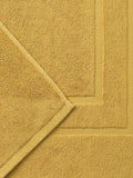 Christy Saffron Yellow Brixton bath mat 60x60cm (British brand)