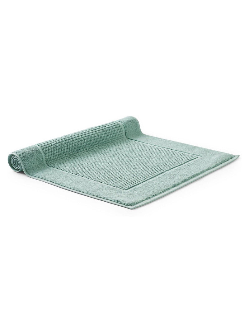 Christy Mineral Blue Supreme Cotton Bath Mat, imported from the UK