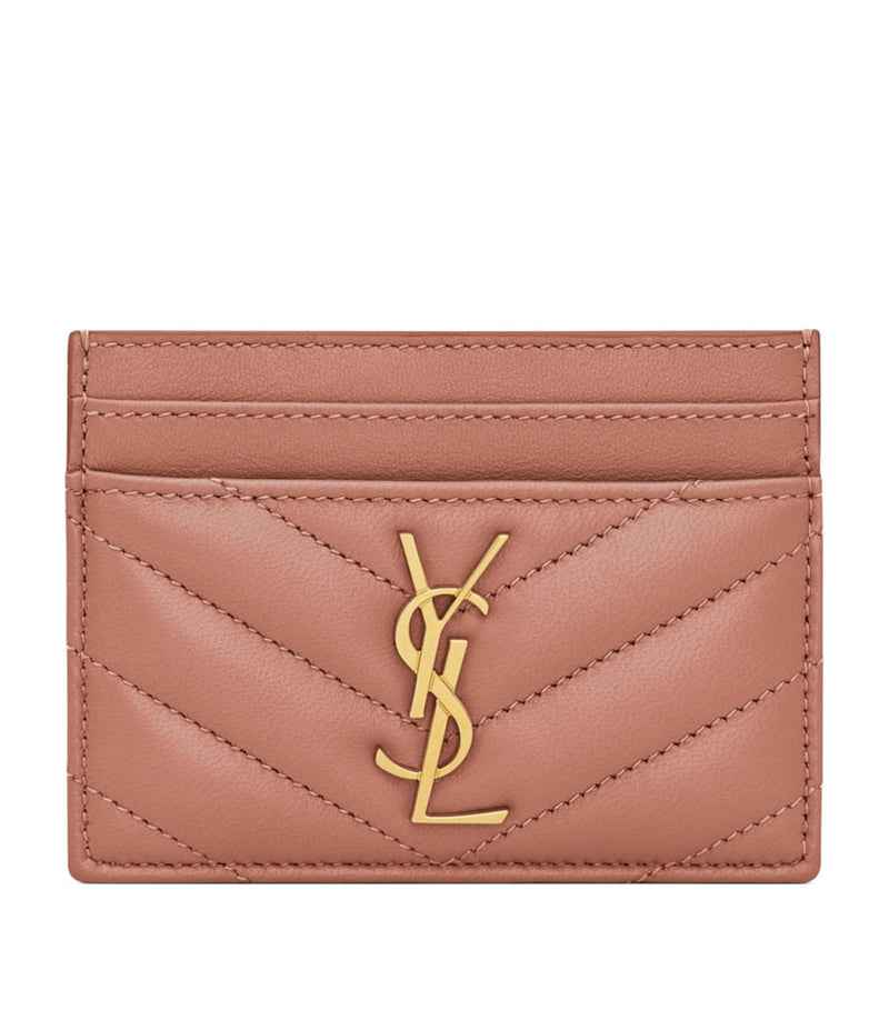 Saint Laurent Cassandre card holder in Nappa leather, imported from the UK