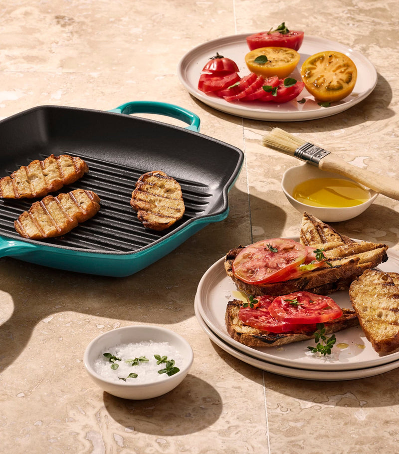 Le Creuset cast iron grillit pan 26cm, imported from the UK