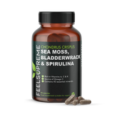 Holland & Barrett Seamoss with Bladderwrack & Spirulina Dietary Supplement 90 Capsules- Buy online at McGrocer