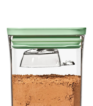 Set of 3 Airtight Push-Button Food Storage Containers