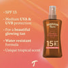 Hawaiian Tropic sun protection oil SPF15 200ml, UK version