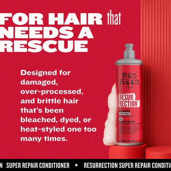 TIGI Resurrection Conditioner For Damaged Hair 400ml (British brand)