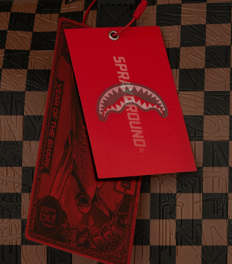Sprayground Embossed Check Holdall (British brand)