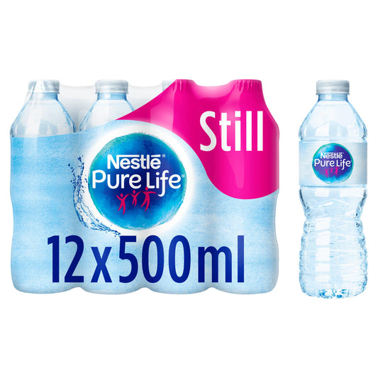 Nestle Pure Life Still Spring Water 12x500ml GOODS Sainsburys   