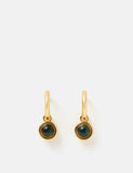 Accessorize gold plated bead hoop earrings 2cm - British product