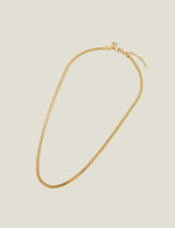 M&S Accessorize 14ct Gold Plated Omega Chain Necklace 40 cm- Buy online at McGrocer