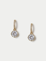 M&S 14ct Gold Plated Circle Drop Earrings- Buy online at McGrocer