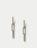 Marks & Spencer 14ct gold plated link drop earrings (British brand)