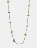 Accessorize gold plated beaded necklace 62cm, imported from the UK