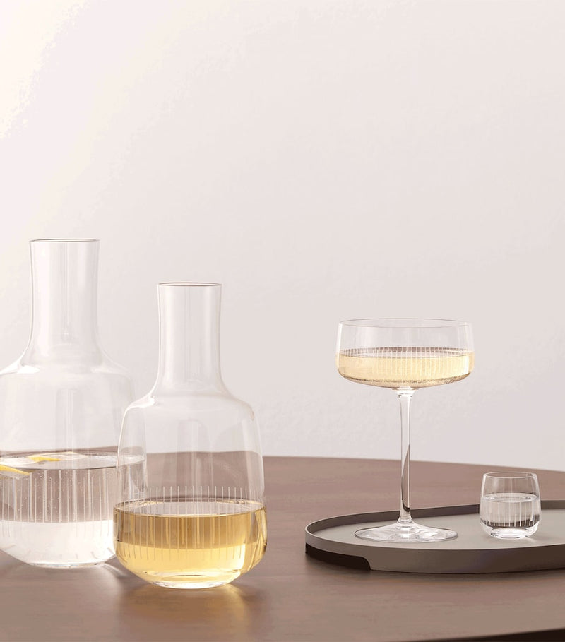 Villeroy & Boch Afina crystal champagne coupes set of 4 - British product