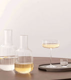 Villeroy & Boch Afina crystal champagne coupes set of 4 - British product