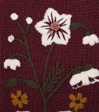 Shirley Bredal hellebore wool Christmas stocking, UK version