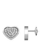 Chopard Happy Hearts earrings white gold diamonds, UK version