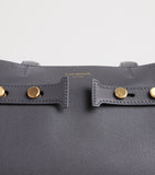 Thom Browne leather Cabas tote bag with zip pouch - British product