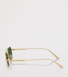 Oliver Peoples steel 1989C rectangle sunglasses (British brand)