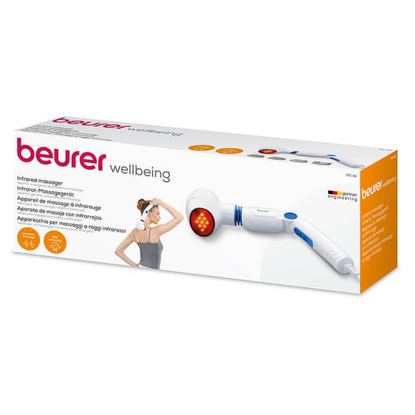 Beurer infrared massager with rotating head, imported from the UK