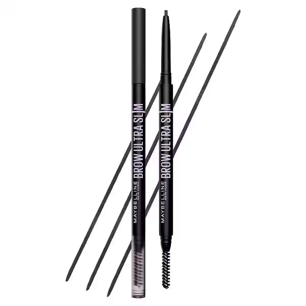 Maybelline Ultra Slim Eyebrow Pencil 07 Black, imported from the UK
