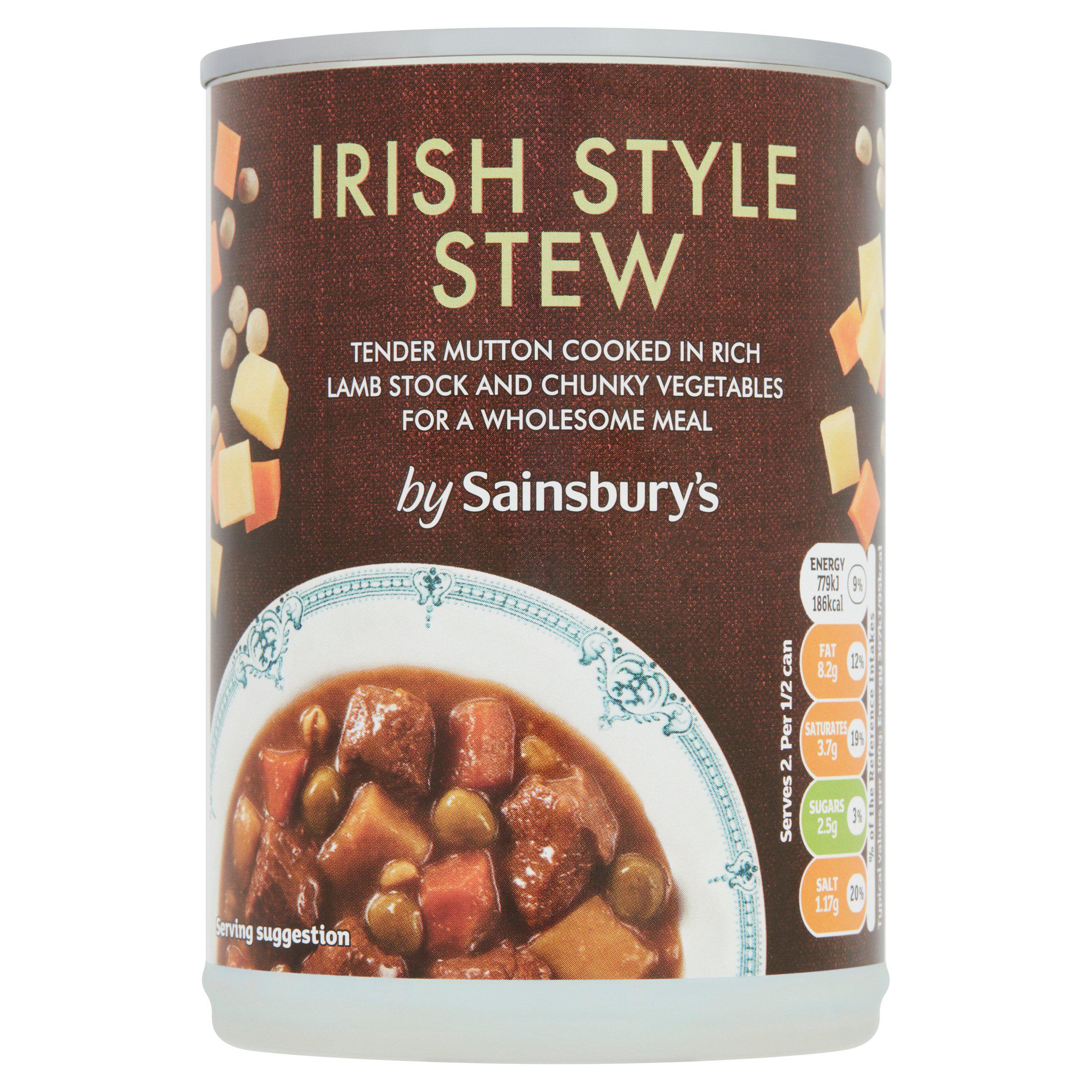 Sainsbury's Irish Stew 392g Hot meat & meals Sainsburys   