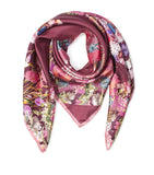 Aspinal of London silk floral scarf (British brand)