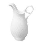 Meissen Waves Relief Creamer in bisque porcelain (British brand)