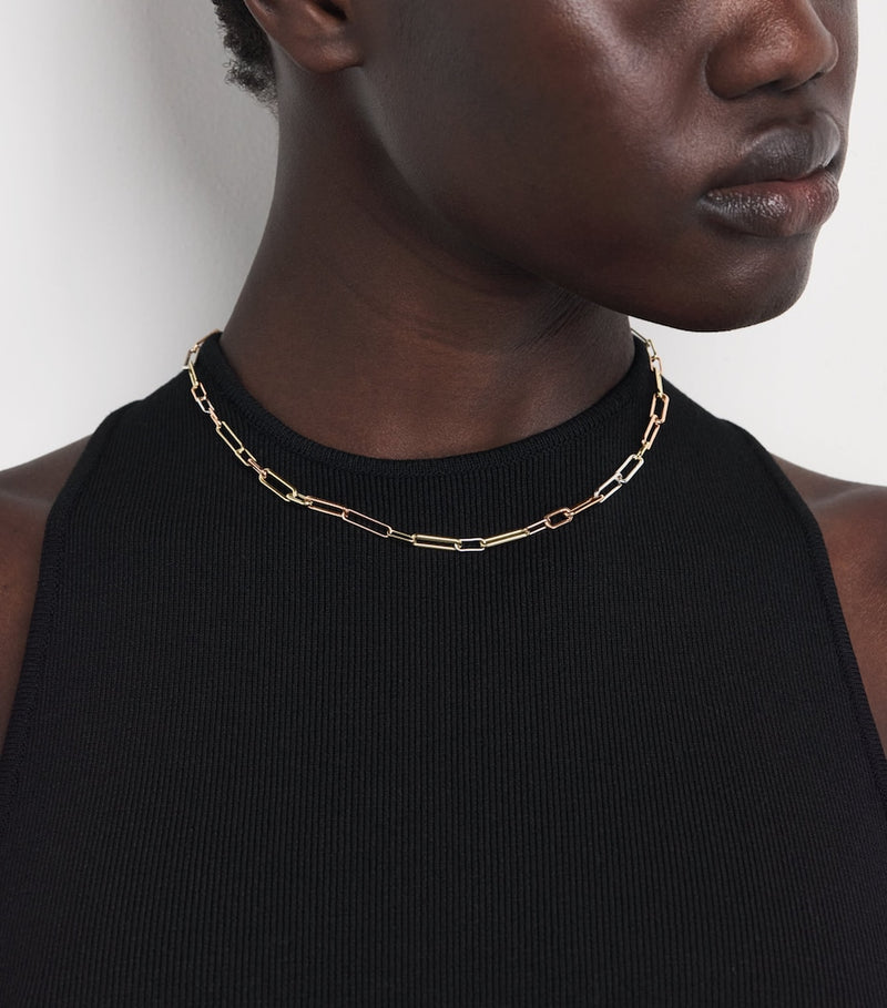 Spinelli Kilcollin Marius necklace in mixed gold and silver (British brand)