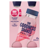 For Goodness Shakes Protein Strawberry 4 x 250ml