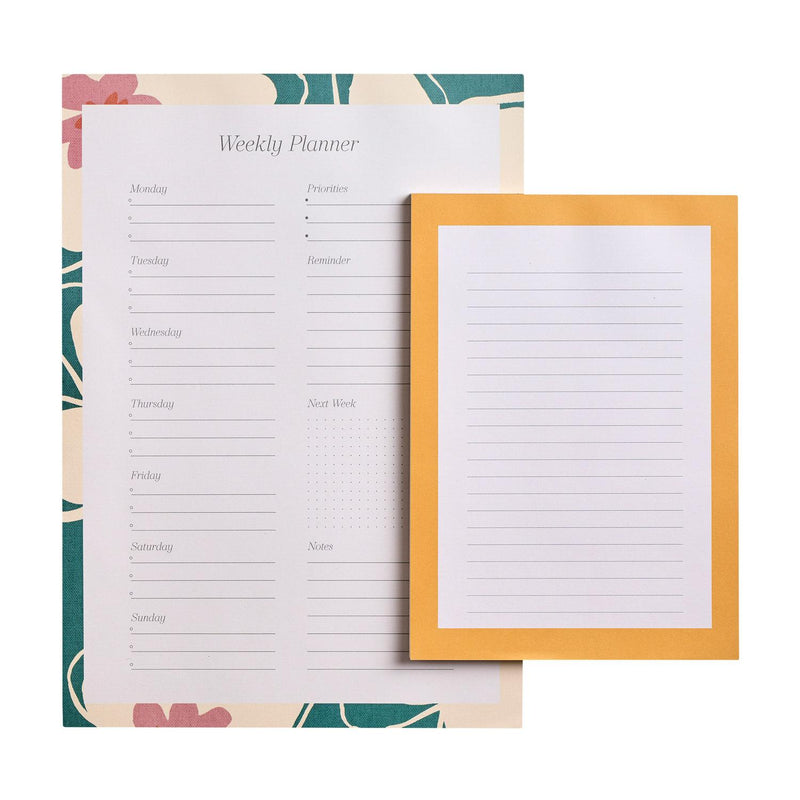 Habitat Country Floral Pack of Planners A4+A5, UK version