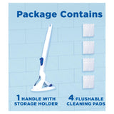 Duck Toilet Cleaner Fresh Brush Handle + 4 Refills