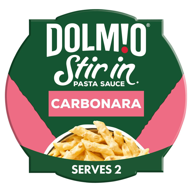 Dolmio carbonara pasta sauce stir in pot 150g - British product