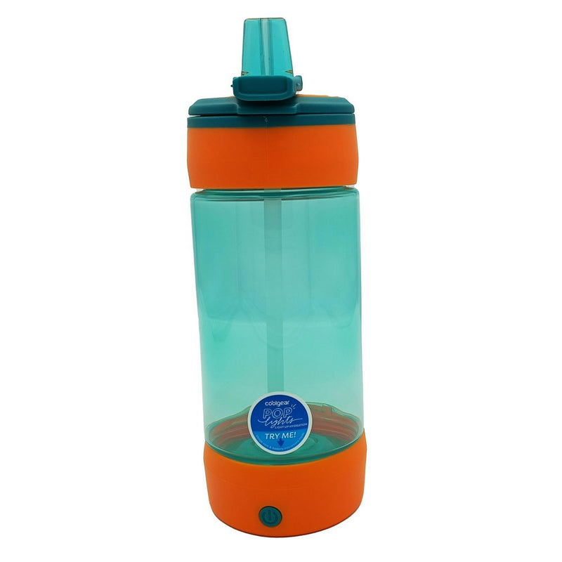 Cool Gear orange LED water bottle 450ml - British product
