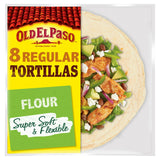 Old El Paso Mexican Regular Soft Flour Tortilla Wraps x8 326g