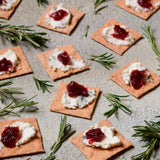 Peter's Yard Rosemary Sea Salt Sourdough Crackers 90g, imported from the UK