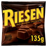 Riesen chewy toffee dark chocolate 135g, imported from the UK