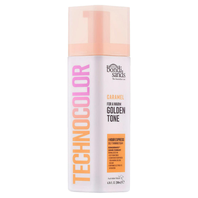 Bondi Sands Technocolor Caramel 200ml self tan foam, UK version