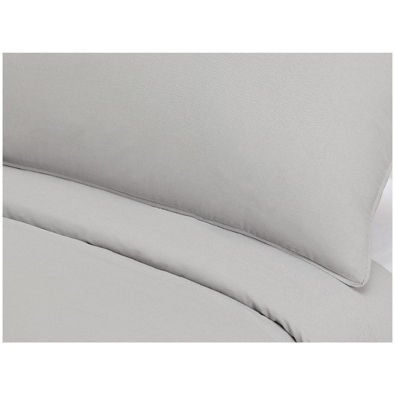 Habitat cotton bedding set plain grey, imported from the UK