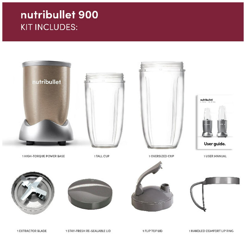High-Power 900W Nutritional Blender with 0.95L Capacity and Ice Crushing Function