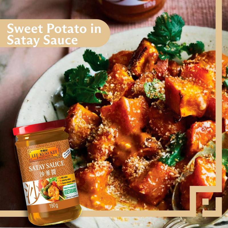 Lee Kum Kee Satay Sauce 190g tube, UK version