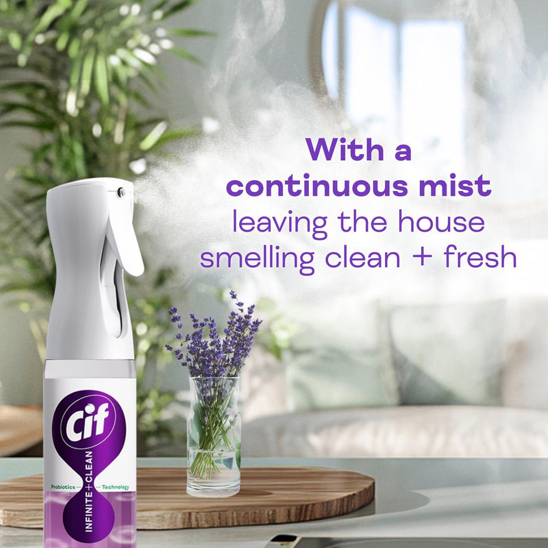Cif Infinite Clean spray lavender eucalyptus 280ml - British product
