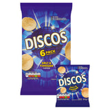 Discos Salt & Vinegar Crisps Multi Pack x6 - British product