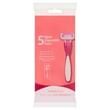 Sainsbury's Five Blade Female Disposable Razors x3