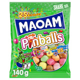 Maoam Pinballs chewy sweets fruit cola 140g, imported from the UK