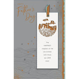 Gibson with a Keepsake Bookmark Happiest Chapters of Life Happy Father's Day Greeting Card