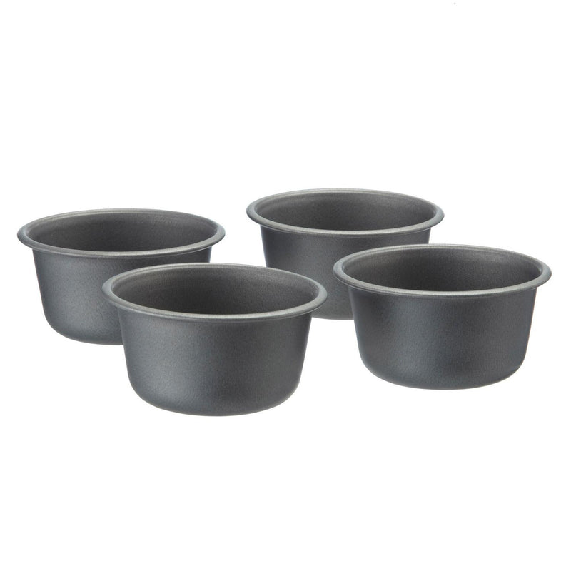 Sainsbury's Home Pack of 4 Non Stick Pudding Moulds